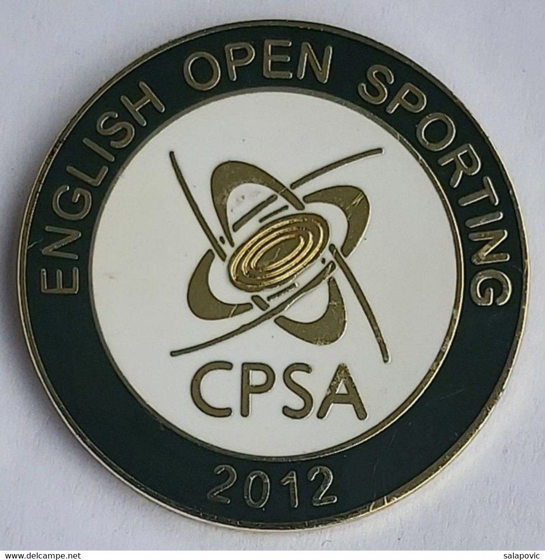 English Open Sporting (CPSA) Clay Pigeon Shooting Association 2012 Archery Shooting PINS BADGES A5/4 - Tiro Al Arco