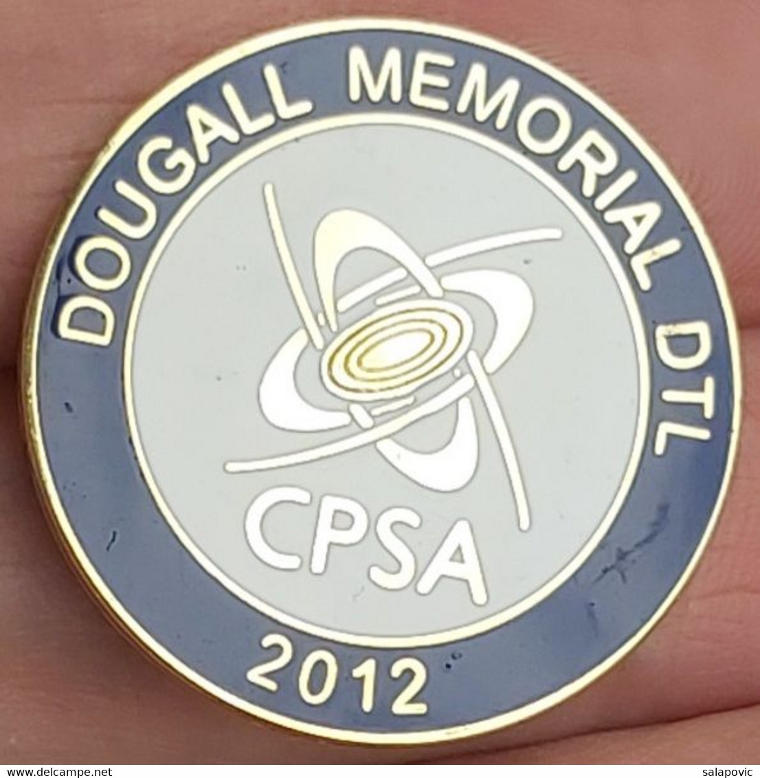 DOUGALL MEMORIAL DTL (CPSA) Clay Pigeon Shooting Association 2012 Archery Shooting PINS BADGES A5/4 - Tiro Al Arco