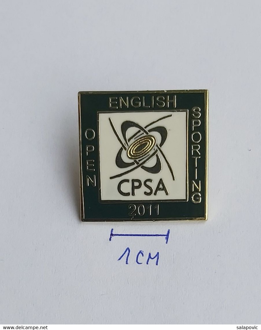 English Open Sporting (CPSA) Clay Pigeon Shooting Association  2011 Archery Shooting PINS BADGES A5/4 - Tir à L'Arc