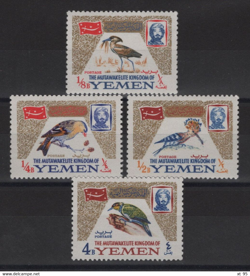 Yemen - N°183 à 186 - Faune - Oiseaux - Cote 8.50€ - ** Neuf Sans Charniere - Jemen