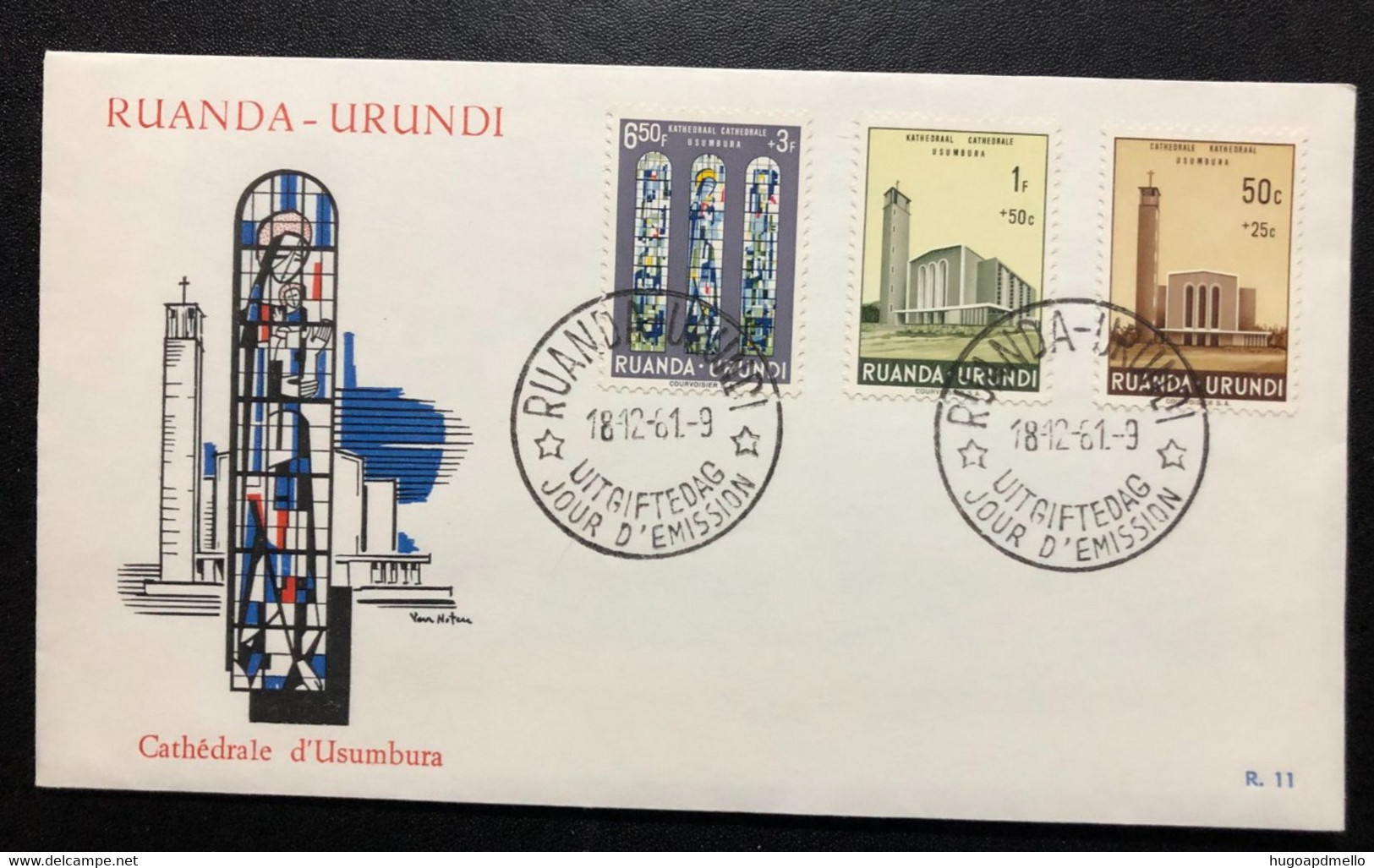 RUANDA-URUNDI, Uncirculated « CATHEDRAL », « USUMBURA », 1961 - Used Stamps