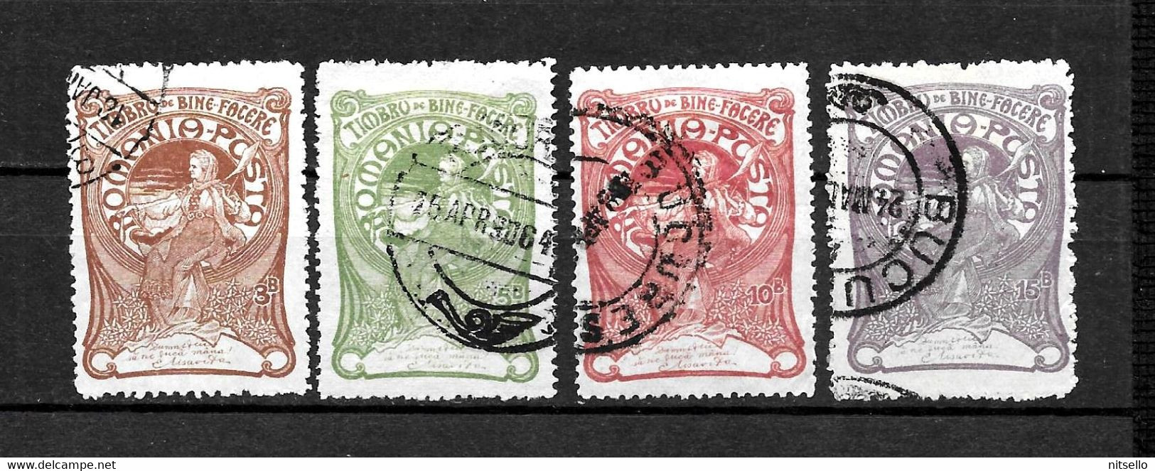 LOTE 1613  ///  RUMANIA    YVERT Nº: 156/159   CATALOG./COTE: 15€     ¡¡¡¡ LIQUIDATION !!!! - Gebraucht