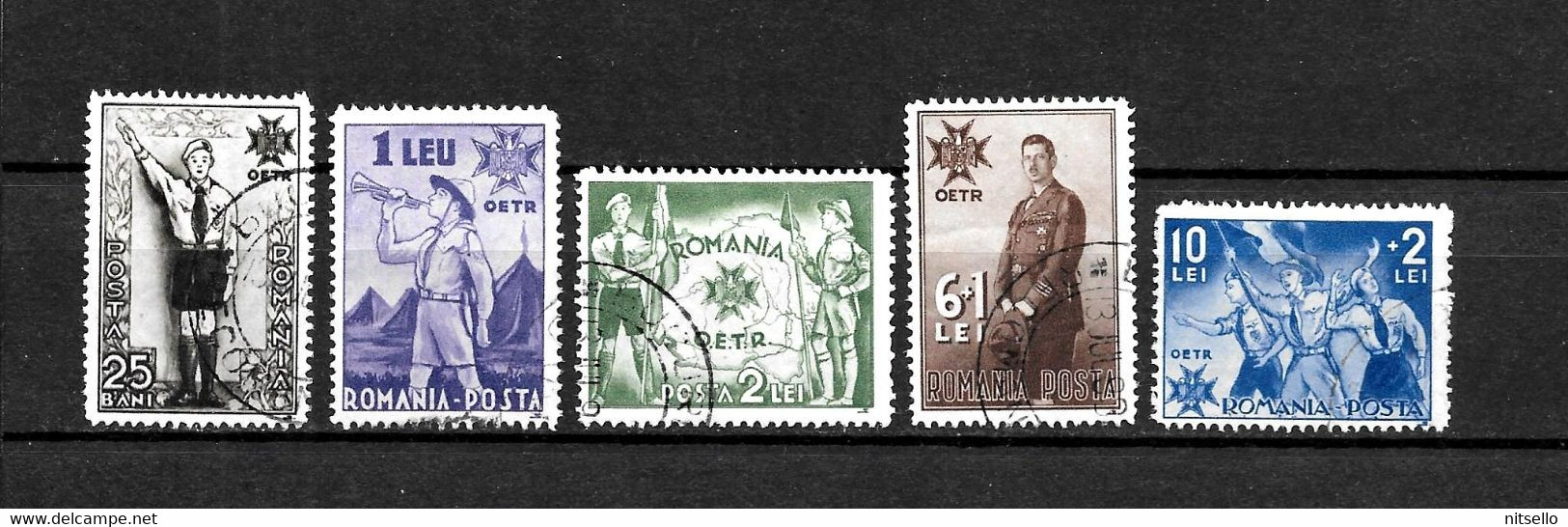 LOTE 1613  ///  RUMANIA    YVERT Nº: 481/485   CATALOG./COTE: 42€     ¡¡¡¡ LIQUIDATION !!!! - Usado