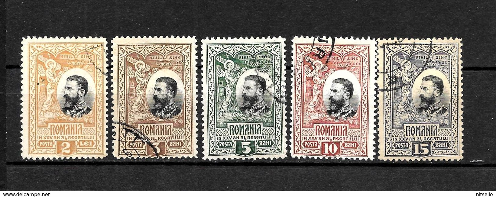 LOTE 1613  ///  RUMANIA    YVERT Nº: 182/186   ¡¡¡¡ LIQUIDATION !!!! - Used Stamps