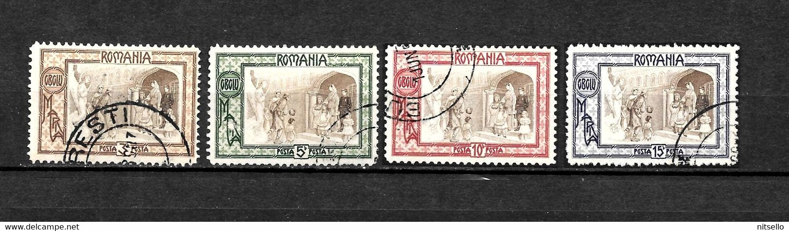 LOTE 1613  ///  RUMANIA    YVERT Nº: 203/206  CATALOG./COTE: 9€  ¡¡¡¡ LIQUIDATION !!!! - Usati