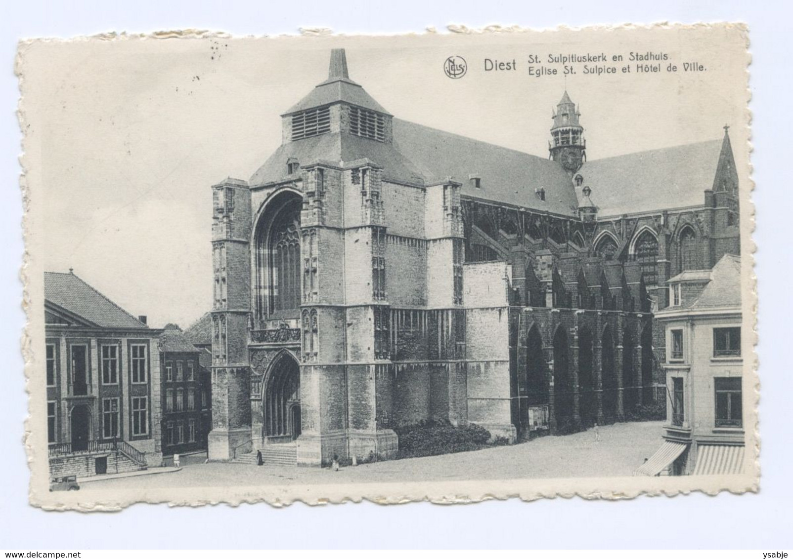 Diest - St. Sulpitiuskerk En Stadhuis - Diest