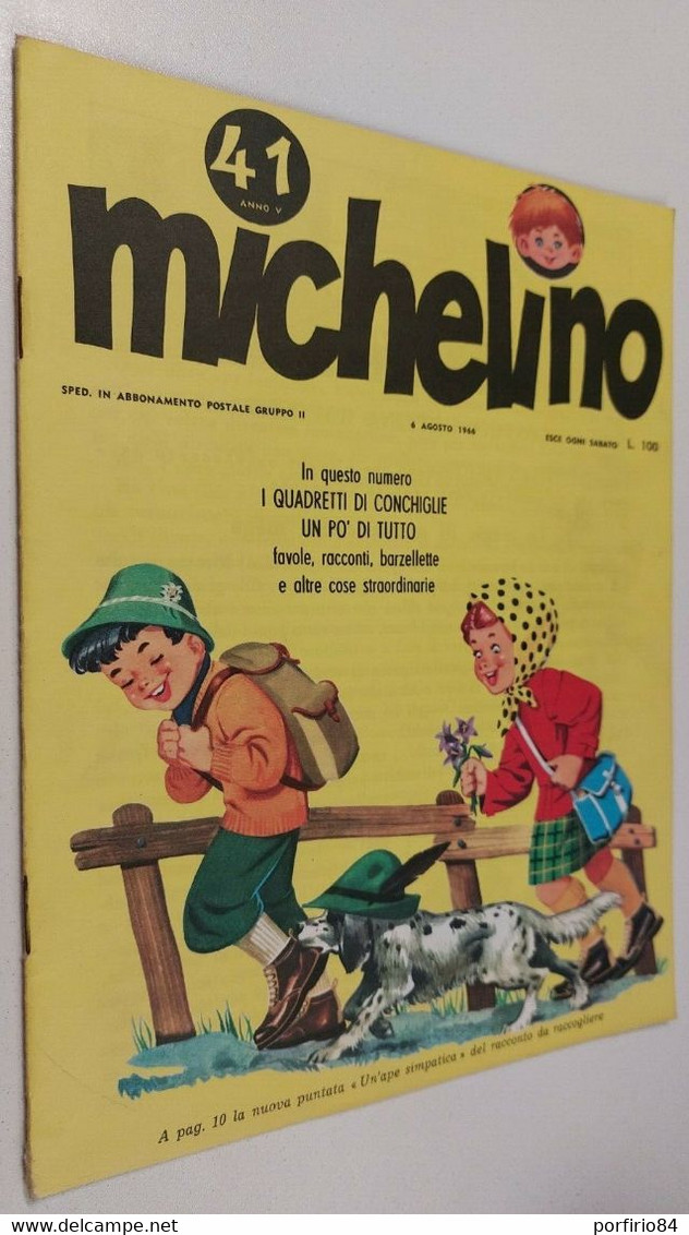 RIVISTA MICHELINO ANNO 4 AGOSTO 1966 NUMERO 41 - Niños Y Adolescentes