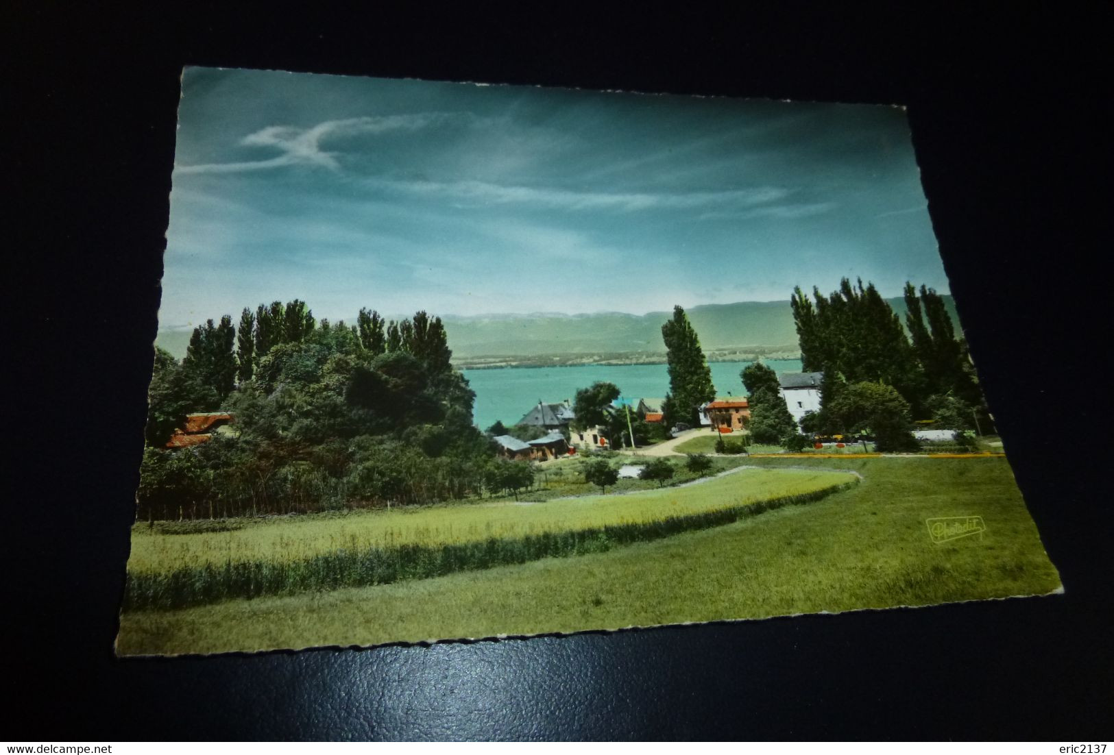 LA POINTE DE MESSERY ET LA COTE SUISSE...SUR LES BORDS DU LAC LEMAN - Messery