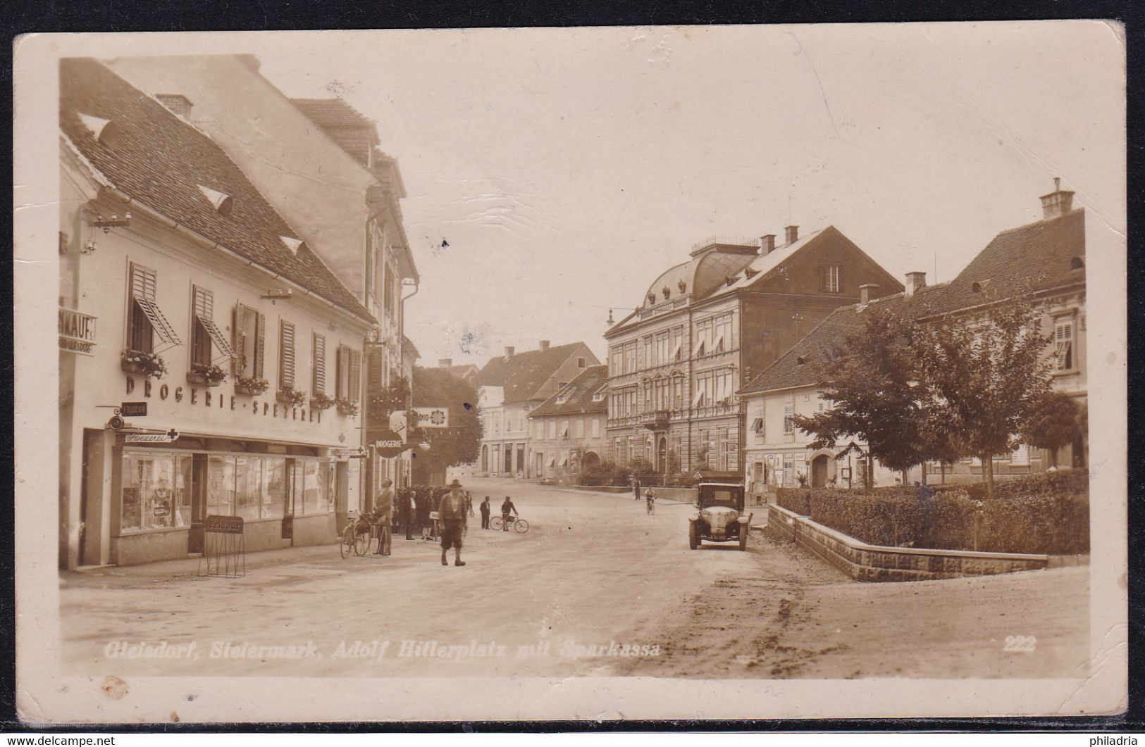Gleisdorf, 1943, Platz, Photo Picture Postcard, Slightly Creased - Gleisdorf