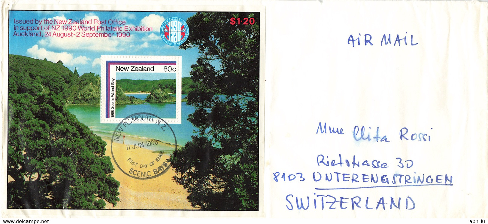 Brief In Die Schweiz (ac3418) - Briefe U. Dokumente