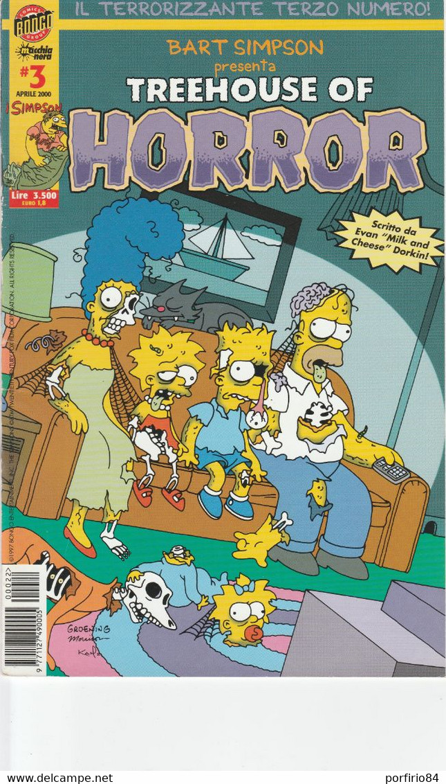 BART SIMPSON PRESENTA TREEHOUSE OF HORROR N.3 APRILE 2000 - Humoristiques