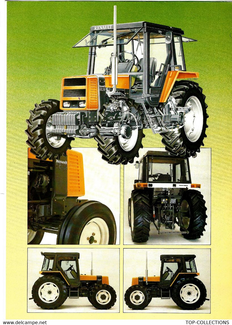 1984 AGRICULTURE DOCUMENTATION TECHNIQUE ET PUBLICITAIRE TRACTEURS RENAULT SERIE RS B.E. VOIR SCANS - Pubblicitari