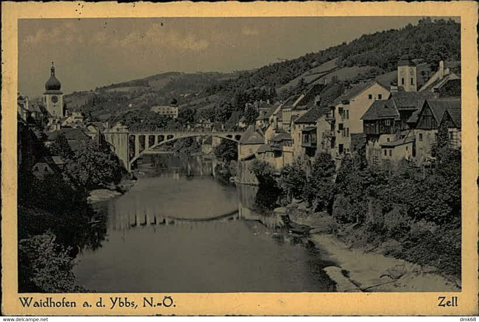 AK AUSTRIA - WAIDHOFEN AN DER YBBS - ZELL - EDIT P. LEDERMANN - MAILED 1940s (13004) - Waidhofen An Der Ybbs