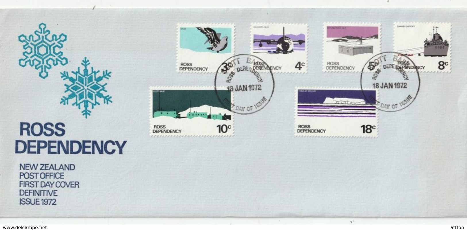 Ross Dependency New Zealand 1972 FDC - FDC