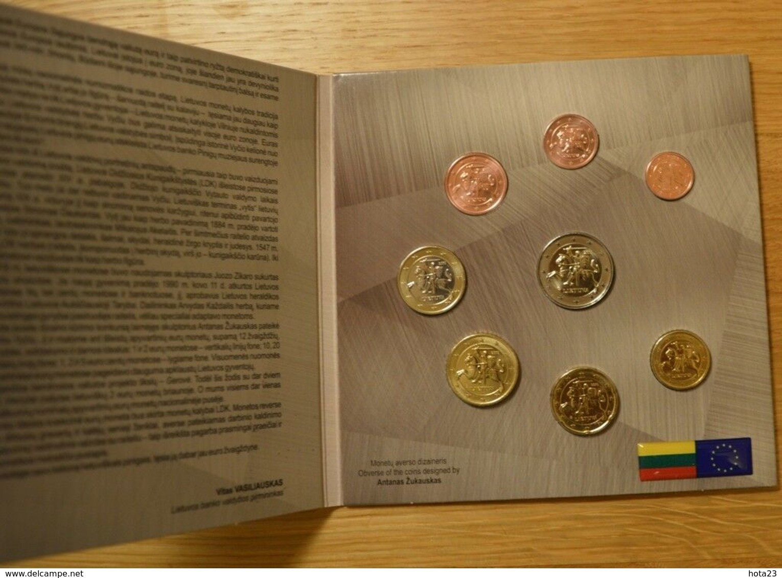 LITAUEN LIETUVA LITHUANIA 2015 First Euro Coin Mint Set BU - Lituanie