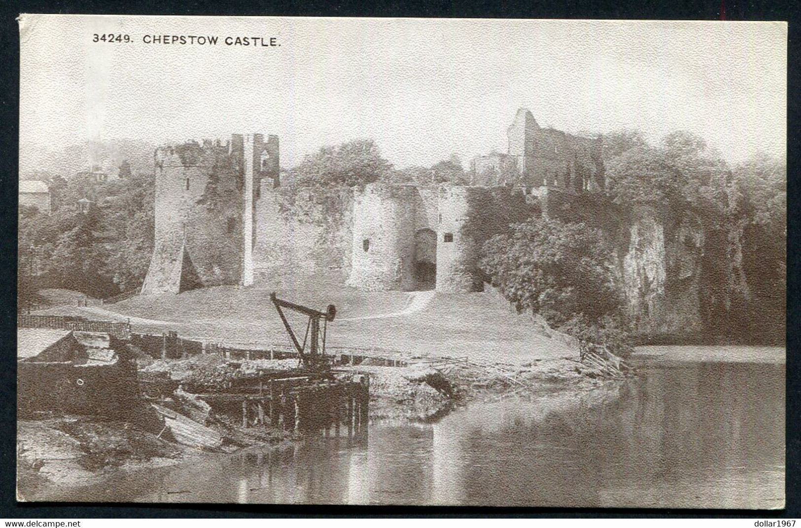 Chepstow Castle. Bridge St, Chepstow NP16 5EY, Verenigd Koninkrijk  - 2 Scans For Condition. (Originalscan !!) - Merionethshire