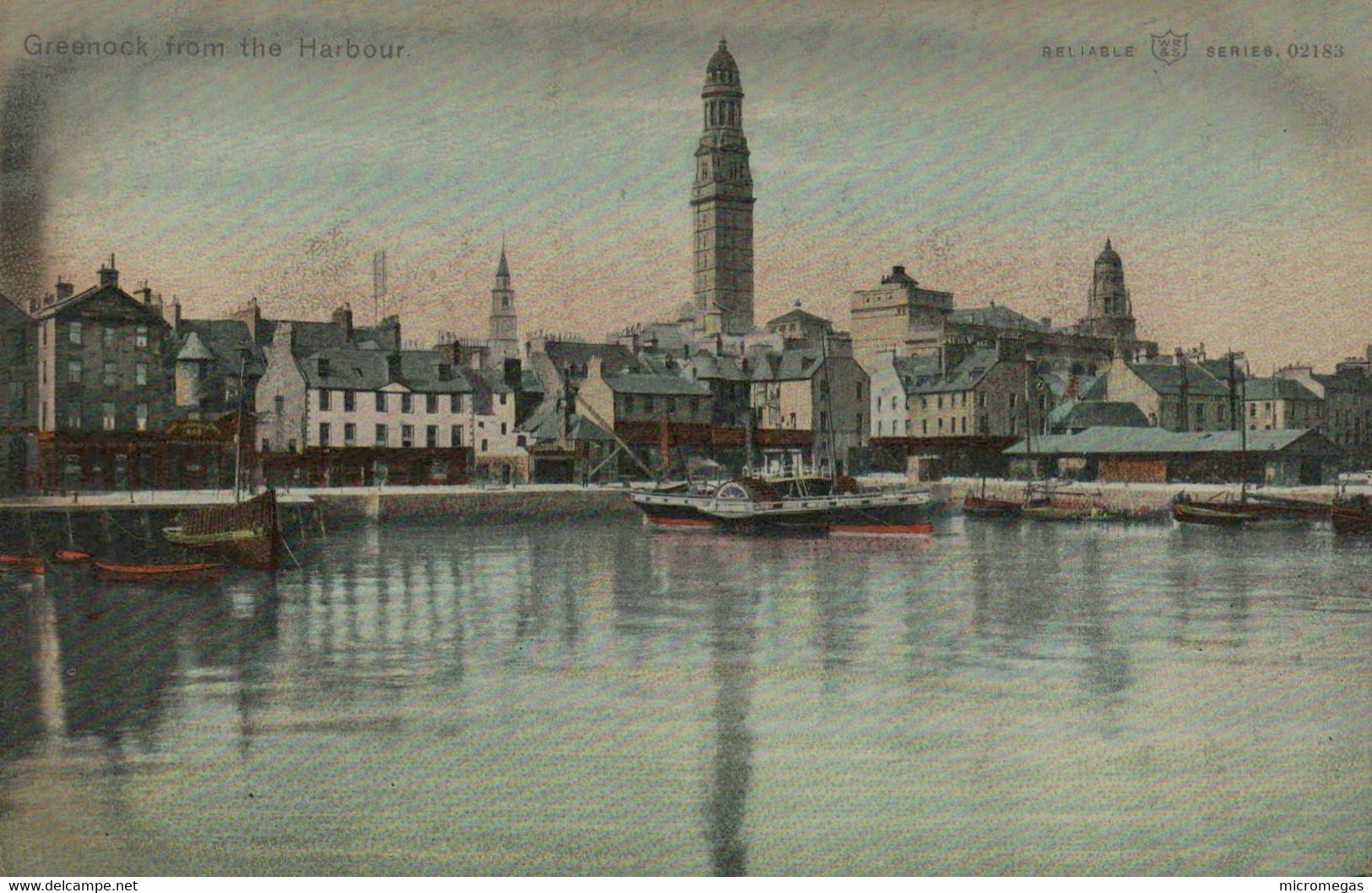 GREENOCK From The Harbour - En L'état - Renfrewshire