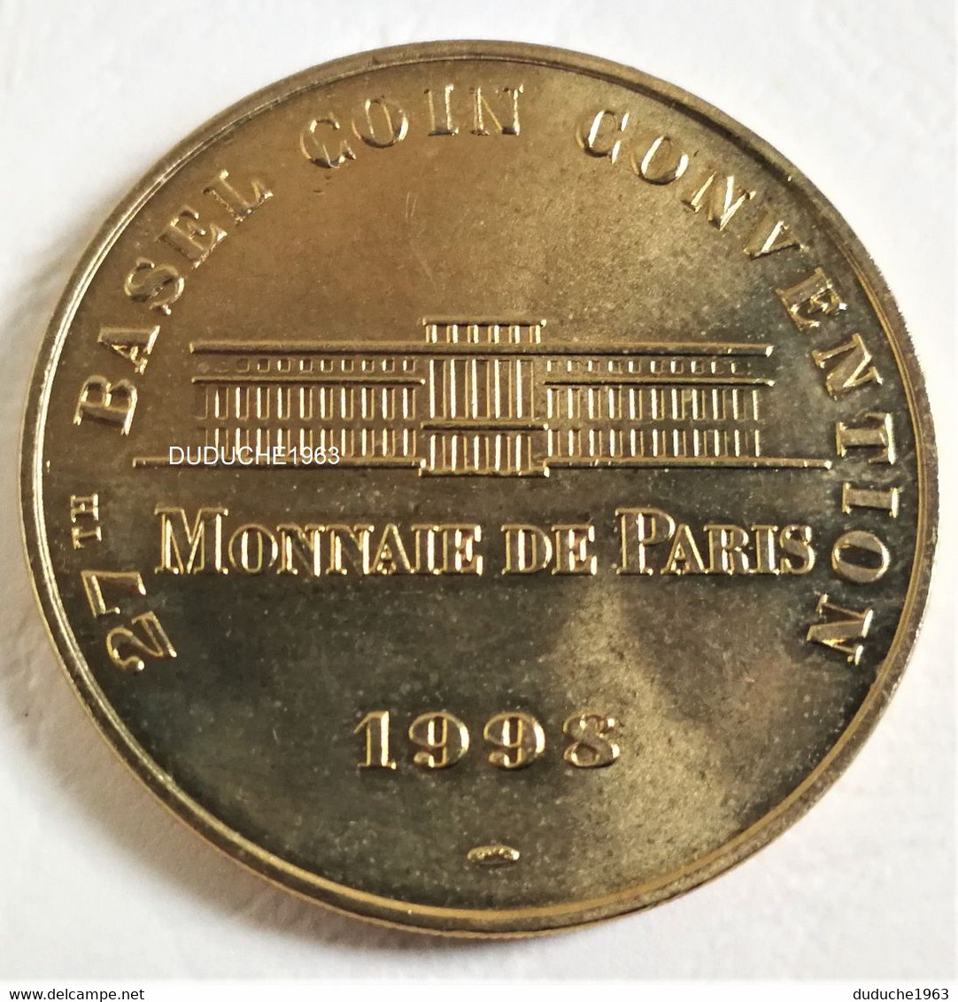 Monnaie De Paris Suisse. Bâle Coupe Du Monde Football Footix 1998 - Non-datés