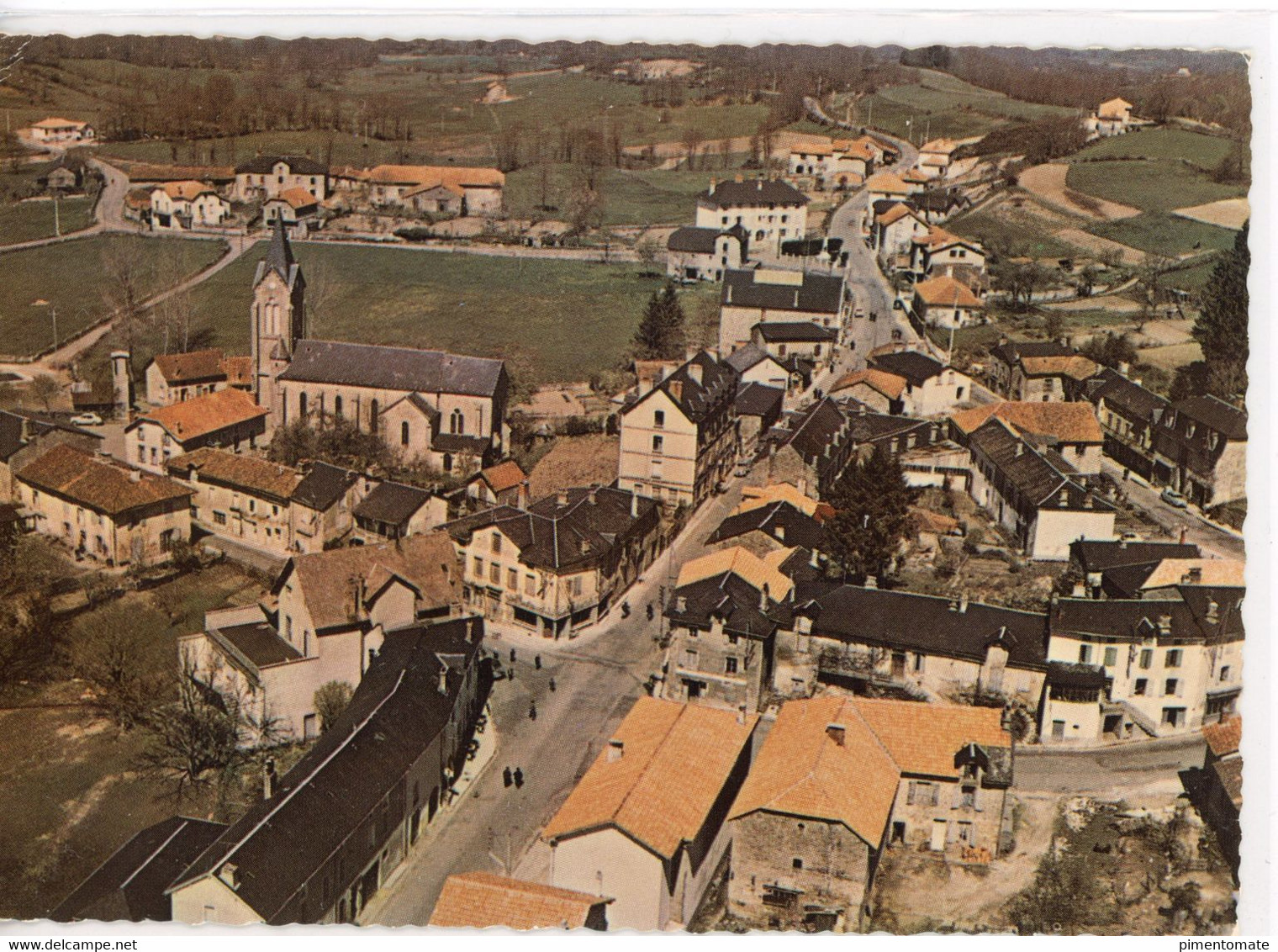 LATRONQUIERE CAPITALE DU SEGALA VUE AERIENNE 1968 - Latronquiere