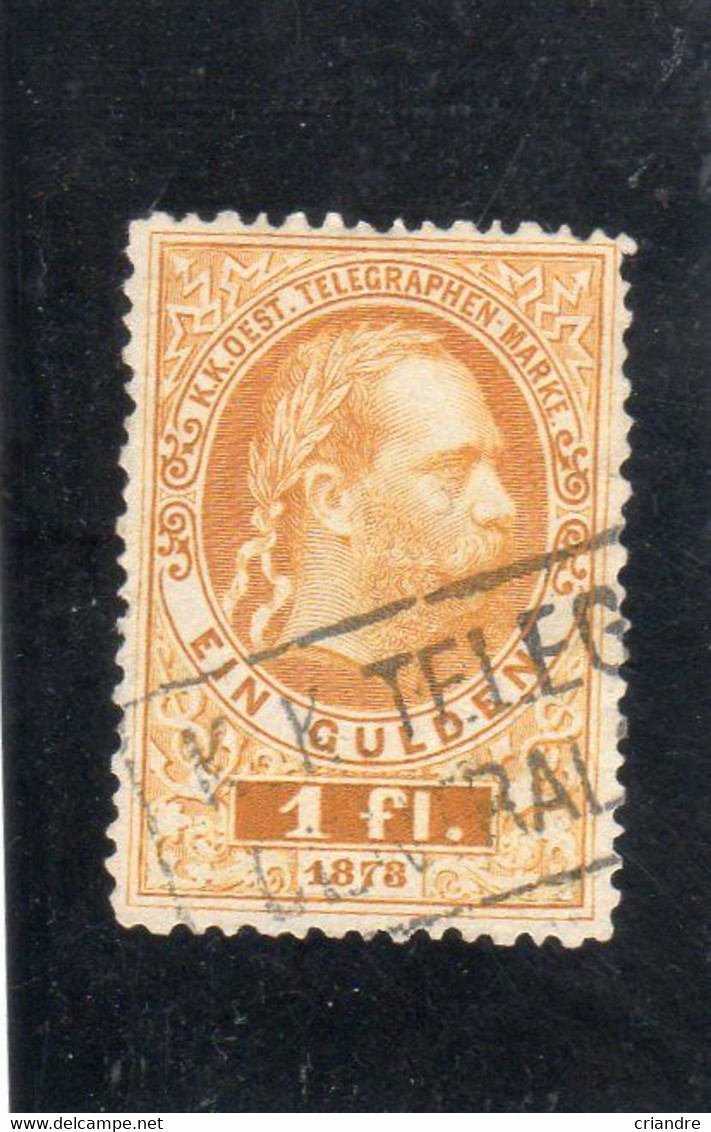 Autriche: Télégraphe  ,année1874-76, N°15 Oblitéré - Telegraph