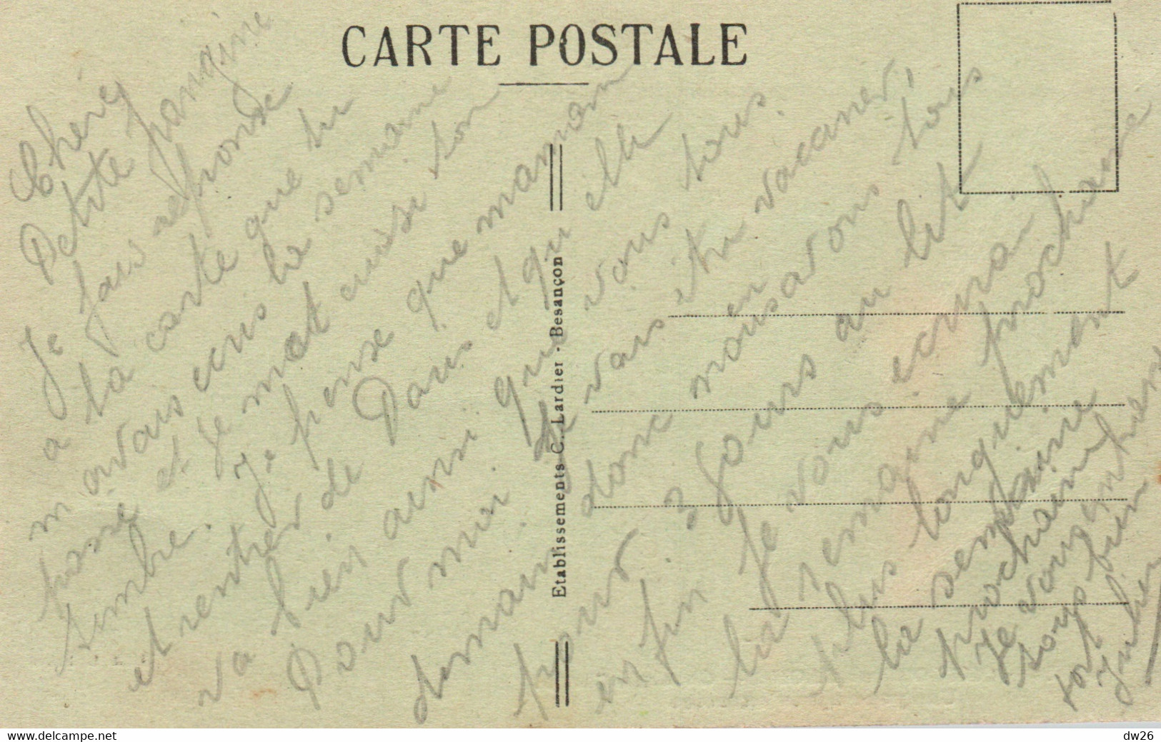 Chalon-sur-Saône - Caserne Carnot - Une Pose Après L'exercice - Edition Lardier - Carte C.L.B. N° 23924 - Casernes