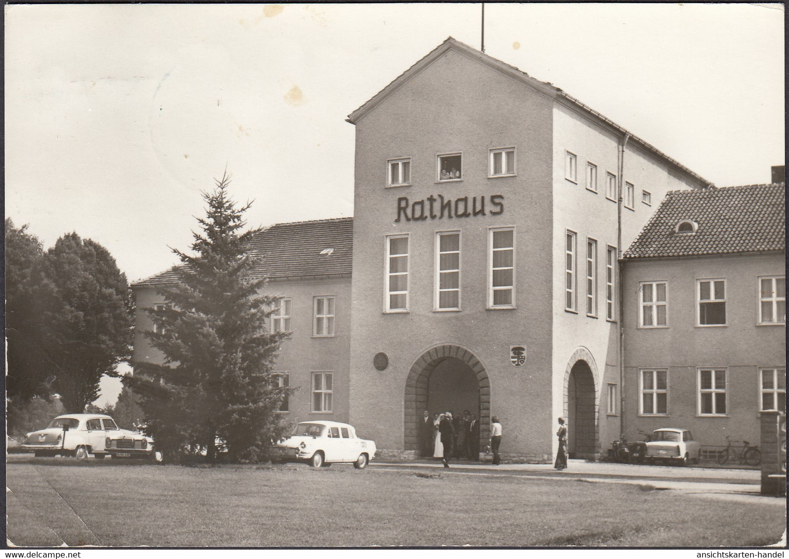 Hohen Neuendorf, Rathaus, Gelaufen 1976 - Hohen Neuendorf