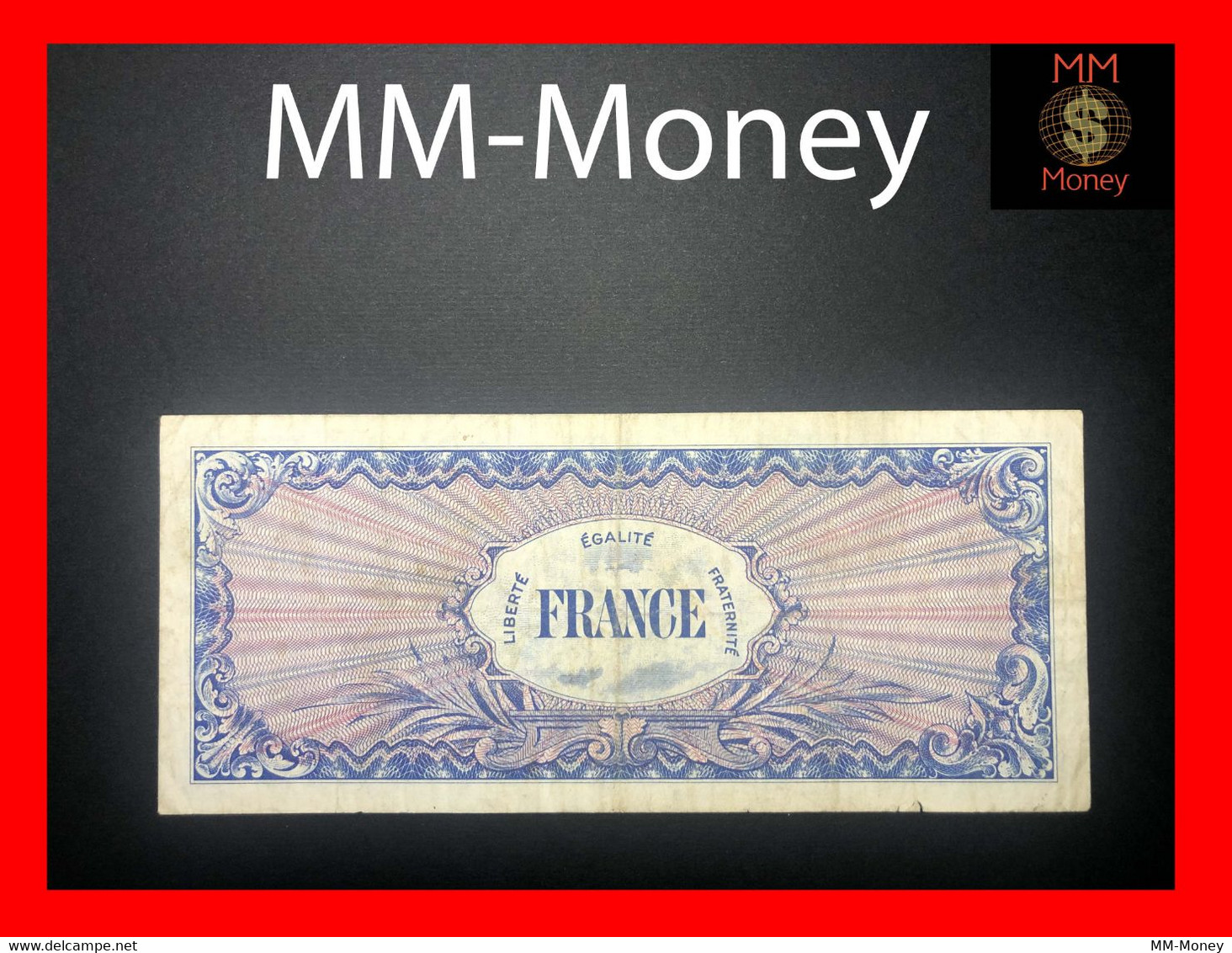 FRANCE   50 Francs  1944  "block 2"   P. 122    VF - 1944 Flag/France