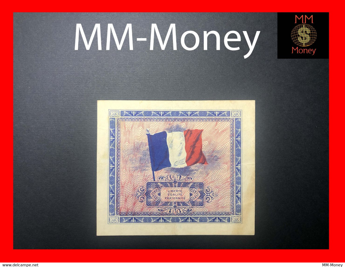 FRANCE   2 Francs  1944  "without Block"   P. 114    VF+ - 1944 Flagge/Frankreich