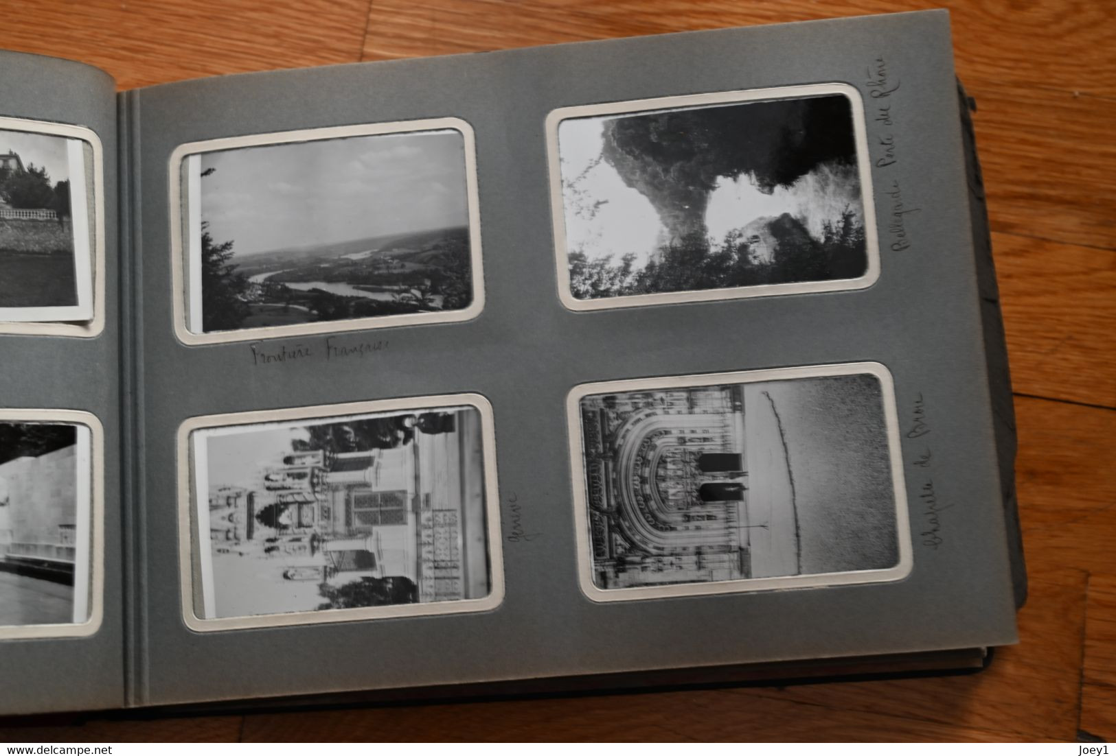 2 albums photos famille années 30 Genève Dinan St Malo Savigny ect