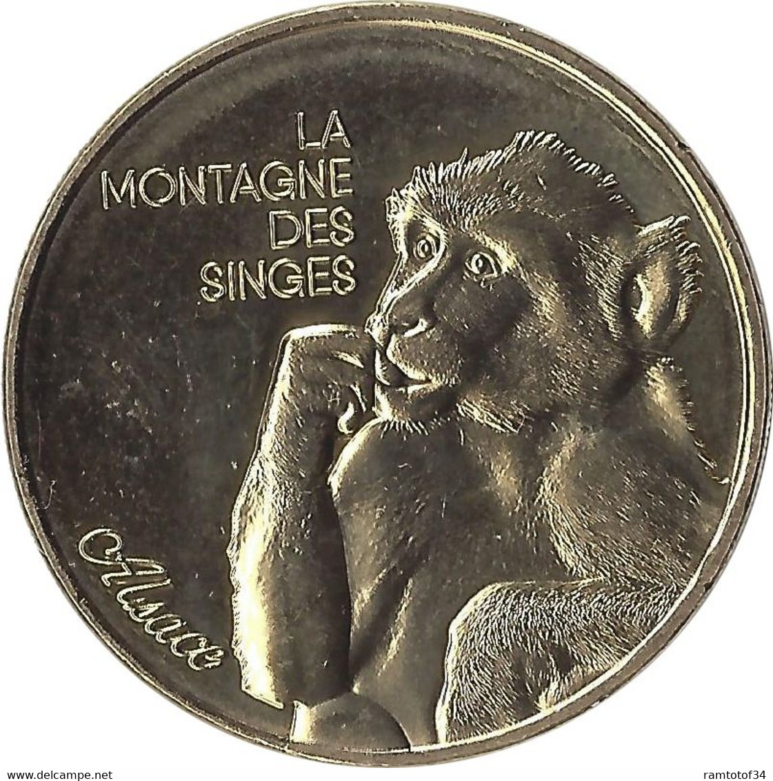 2022 MDP203 - KINTZHEIM - La Montagne Des Singes 14 (Alsace) / MONNAIE DE PARIS - 2022