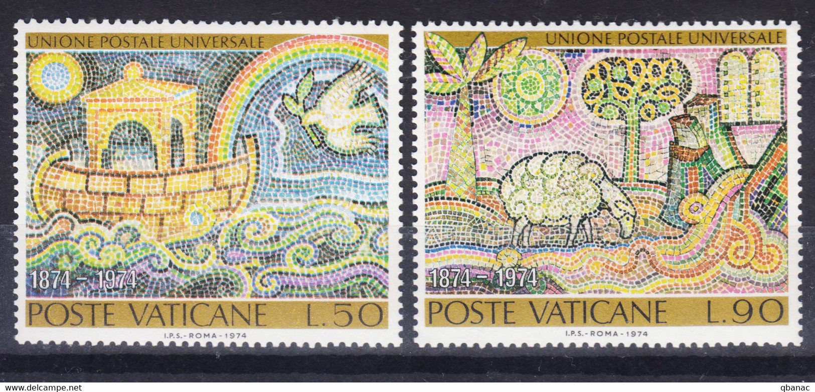 Vatican 1974 Mi#633-634 Mint Never Hinged - Neufs