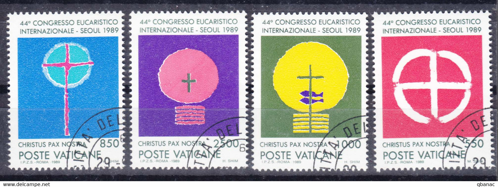 Vatican 1989 Mi#984-987 Used - Oblitérés