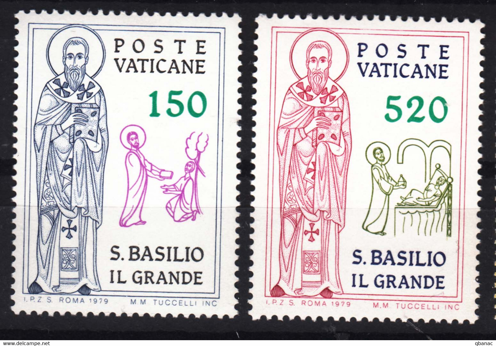 Vatican 1979 Mi#743-744 Mint Never Hinged - Neufs