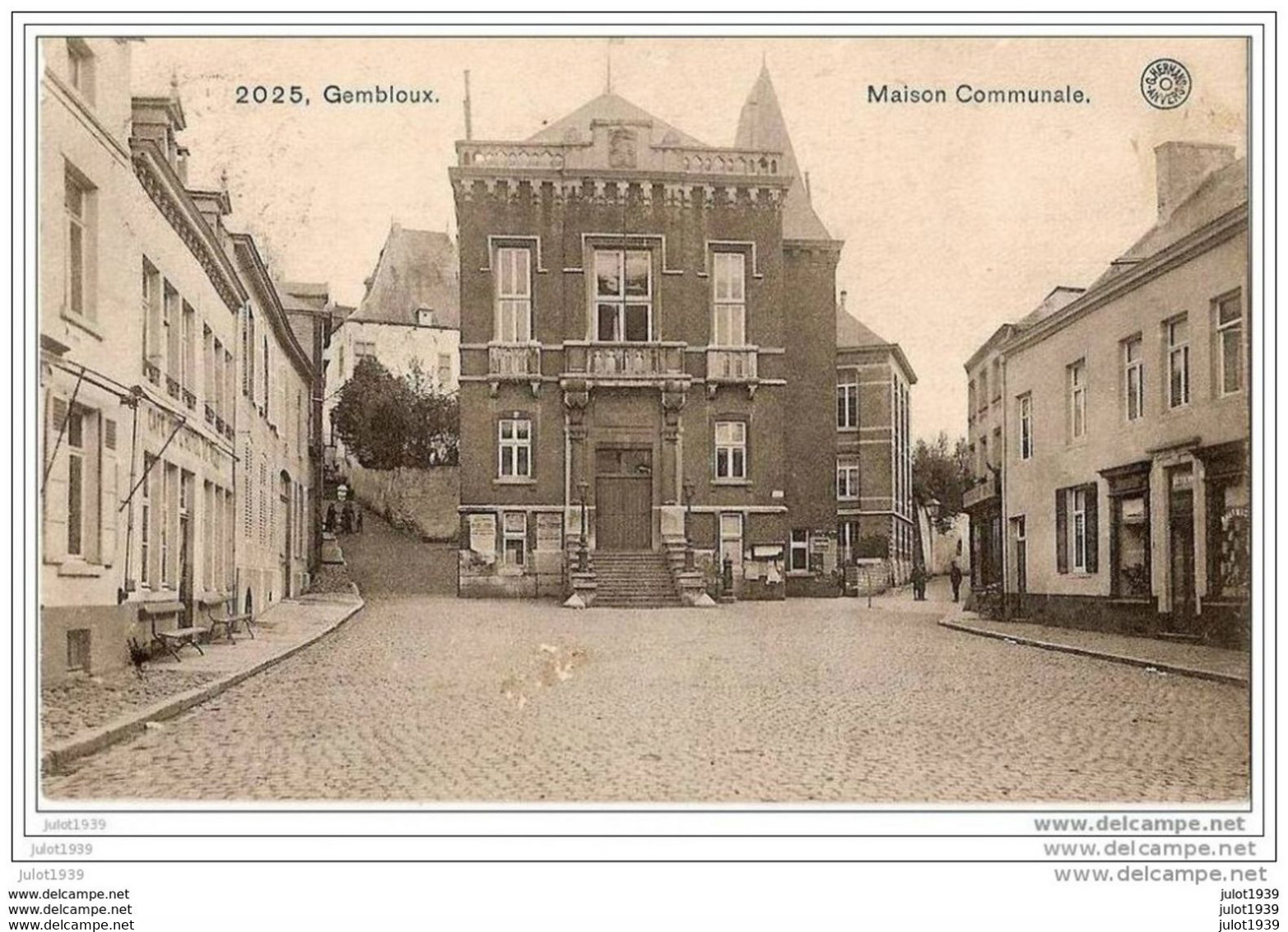 GEMBLOUX ..-- Maison Communale . 1912 Vers CHANLY ( Melle Eva ???) . Voir Verso . - Gembloux