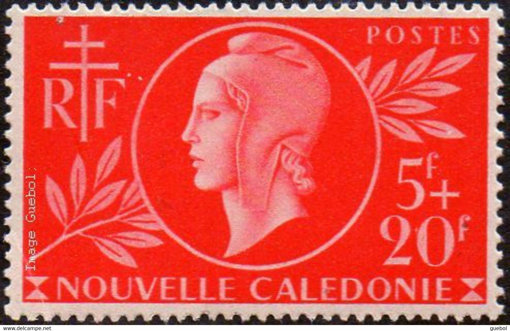 Détail De La Série Entraide Française ** Nouvelle Calédonie N° 248 - Marianne De Dulac - 1944 Entraide Française