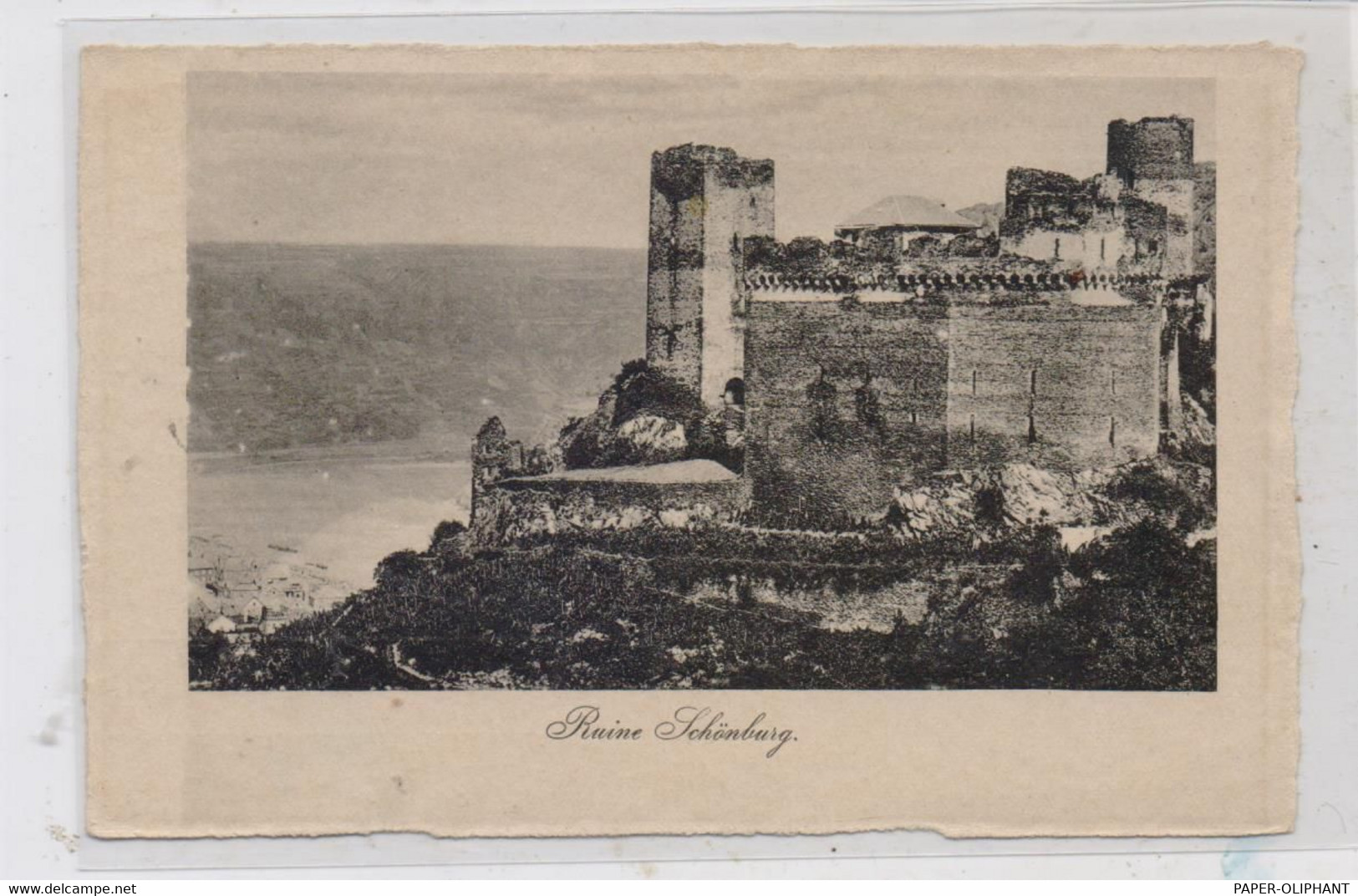 6522 OBERWESEL, Ruine Schönburg - Oberwesel