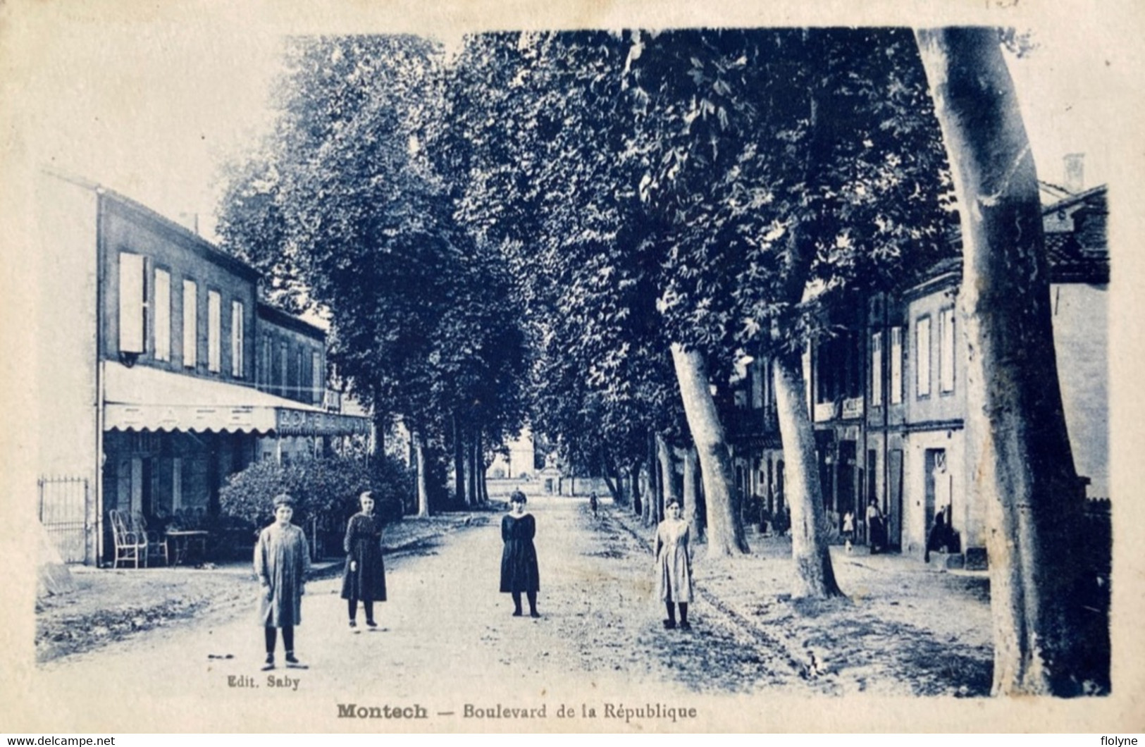 Montech - Le Boulevard De La République - Café De L’avenir - Sonstige & Ohne Zuordnung