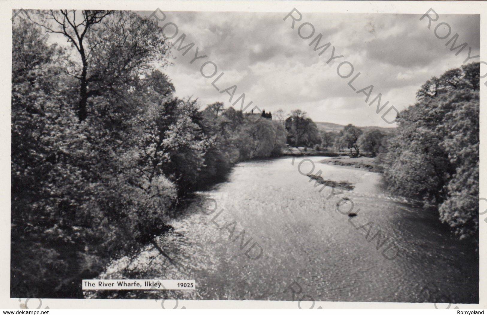 CARTOLINA  ILKLEY,BRADFORD,YORKSHIRE,INGHITERRA,REGNO UNITO,THE RIVER WHARFE,NON VIAGGIATA - Bradford