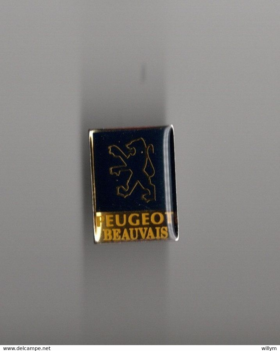 Pin's Automobile / Concessionnaire Peugeot Beauvais (époxy) Hauteur: 2,5 Cm - Peugeot