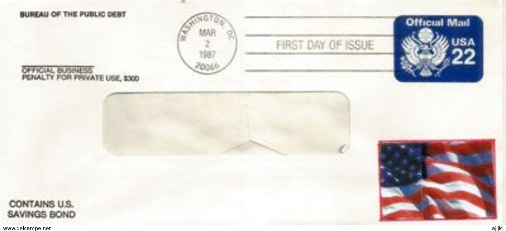 OFFICIAL MAIL Postal Stationery From US GOVERNMENT WASHINGTON .  (Penalty For Private Use $ 300) - 1981-00