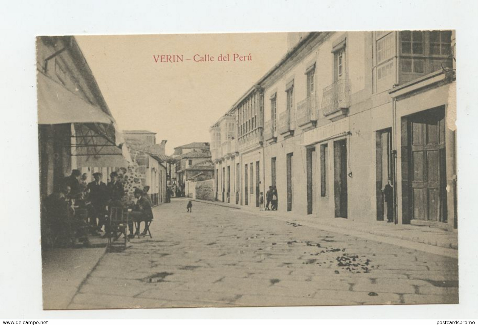 VERIN, Galicia, Orense - Calle Del Perú   ( 2 Scans ) - Orense