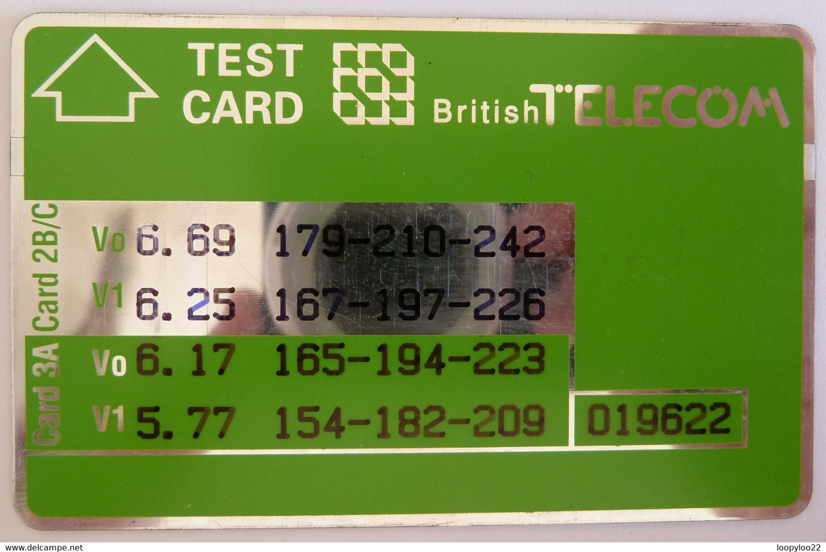 UK - Great Britain - Landis & Gyr - 1990 - Test Card - 019622 - 1600ex - Mint - BT Engineer BSK Dienst Und Test