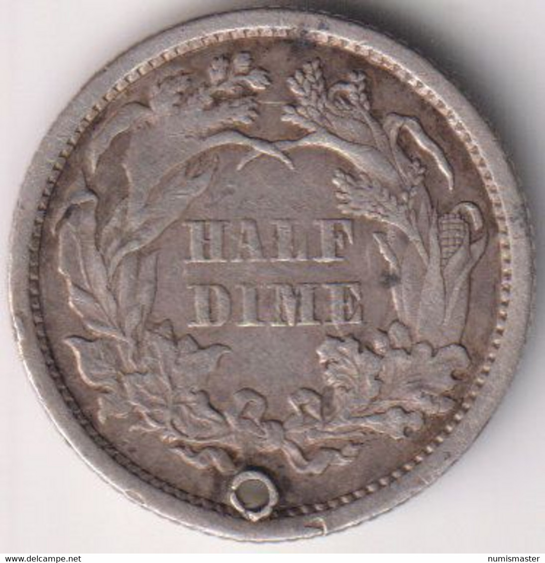 1871 , HALF DIME - Half Dime