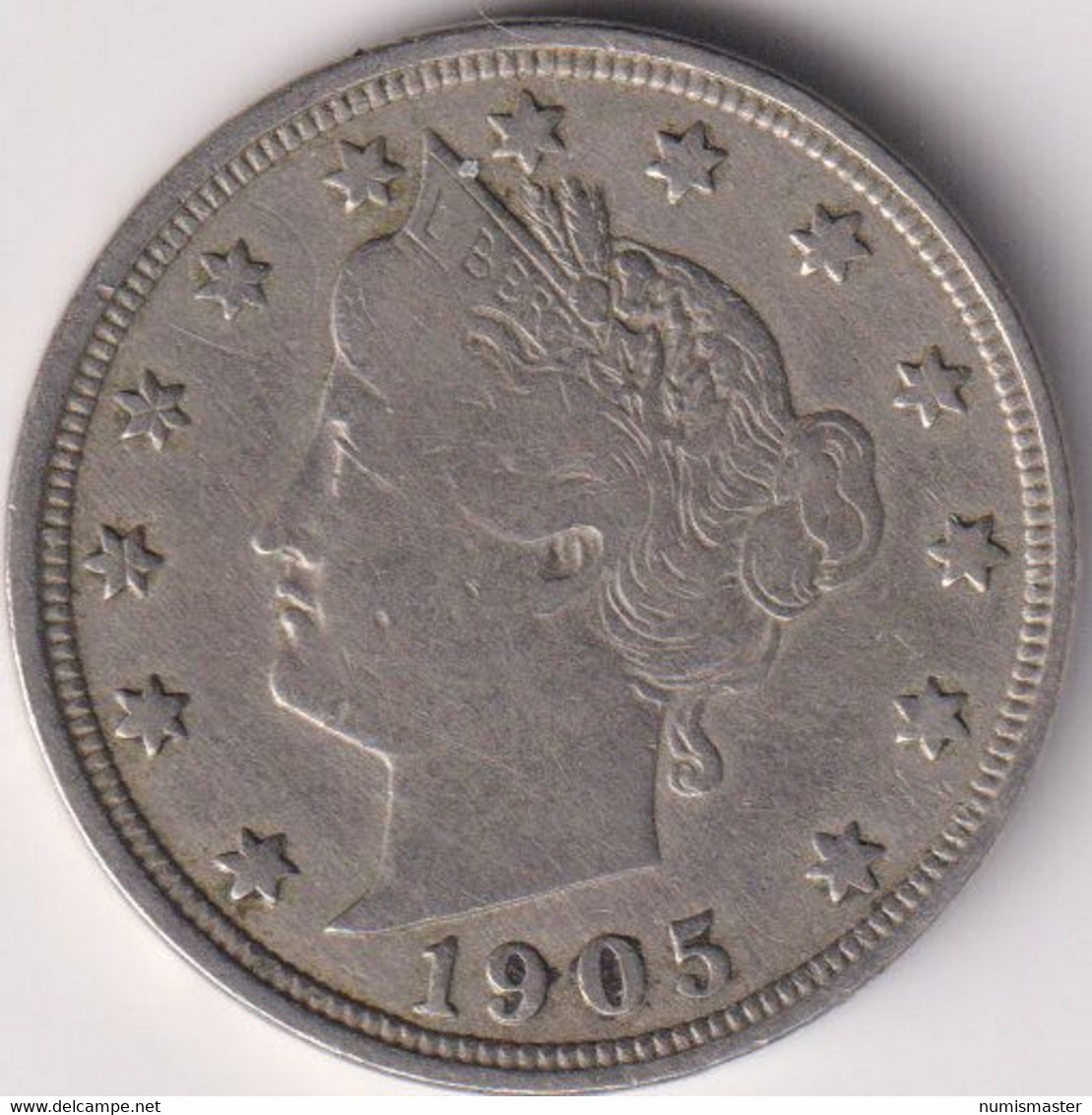 1905 , LIBERTY NICKEL - 1883-1913: Liberty