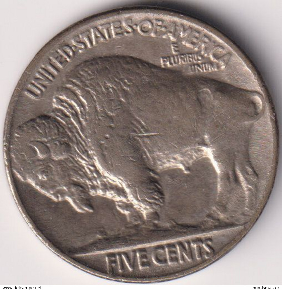 1937 , BUFFALO NICKEL - 1913-1938: Buffalo