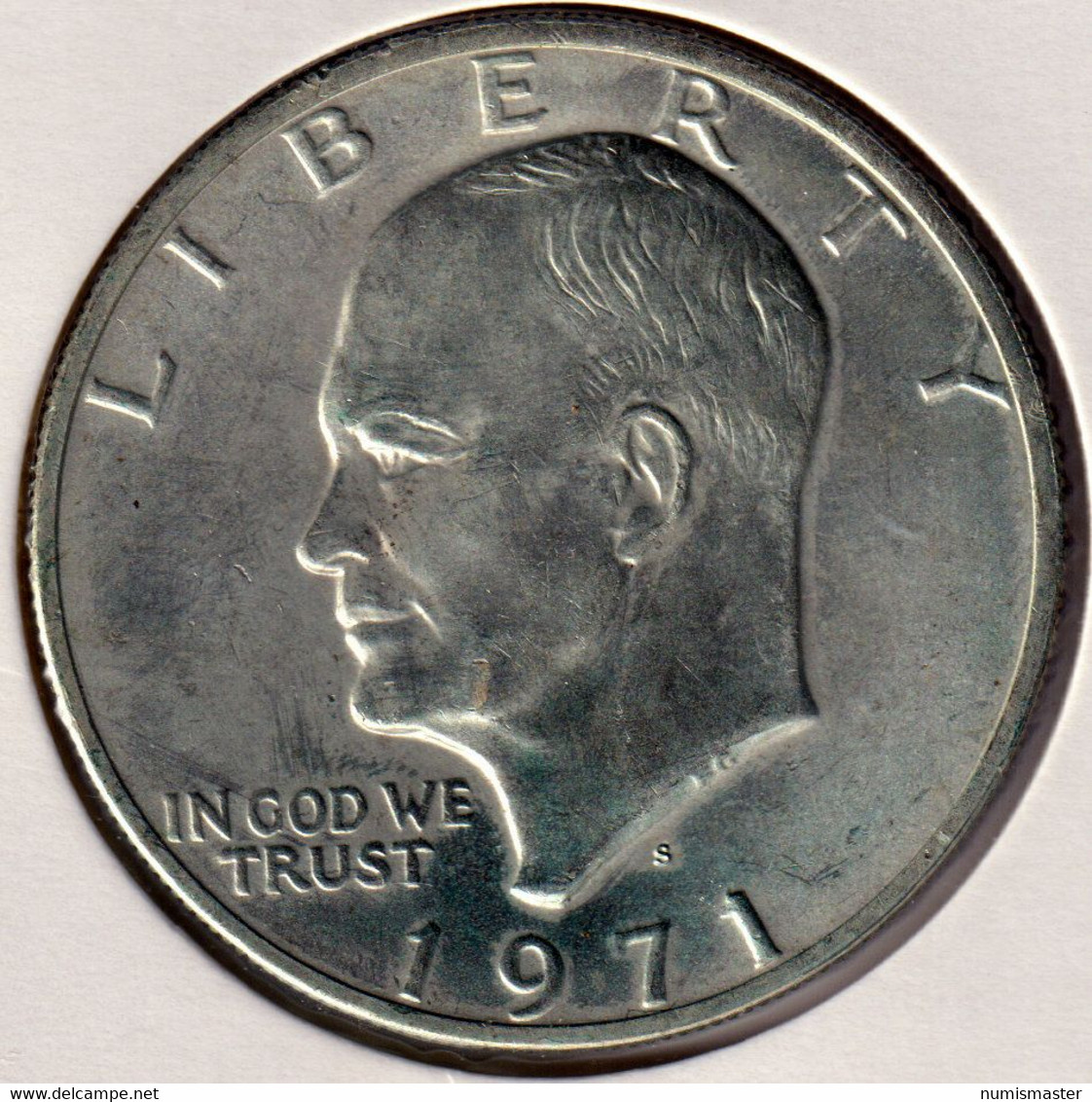 1971 S , EISENHOWER DOLLAR - 1971-1978: Eisenhower