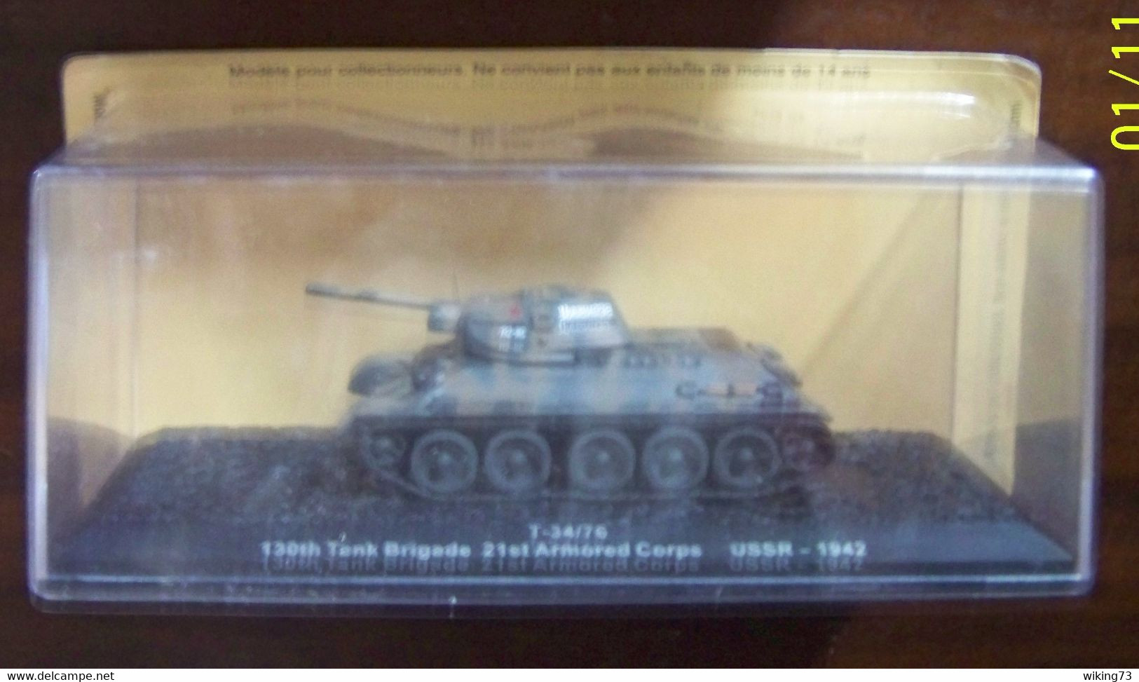 Miniature De Char - T 34/76 - URSS - 1942 - Guerre - Blindé - Altaya - Neuf - Panzer