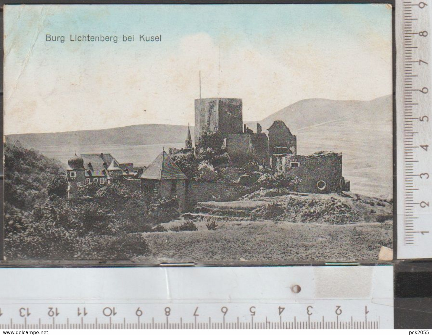 Kusel Burg Lichtenberg Gelaufen Stempel Rammelsbach 10.Feb.1907 ( AK 2452 ) - Kusel
