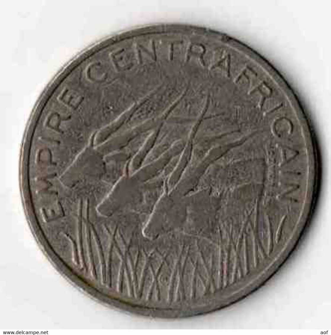 100f EMPIRE 1978 - RARE - Central African Republic