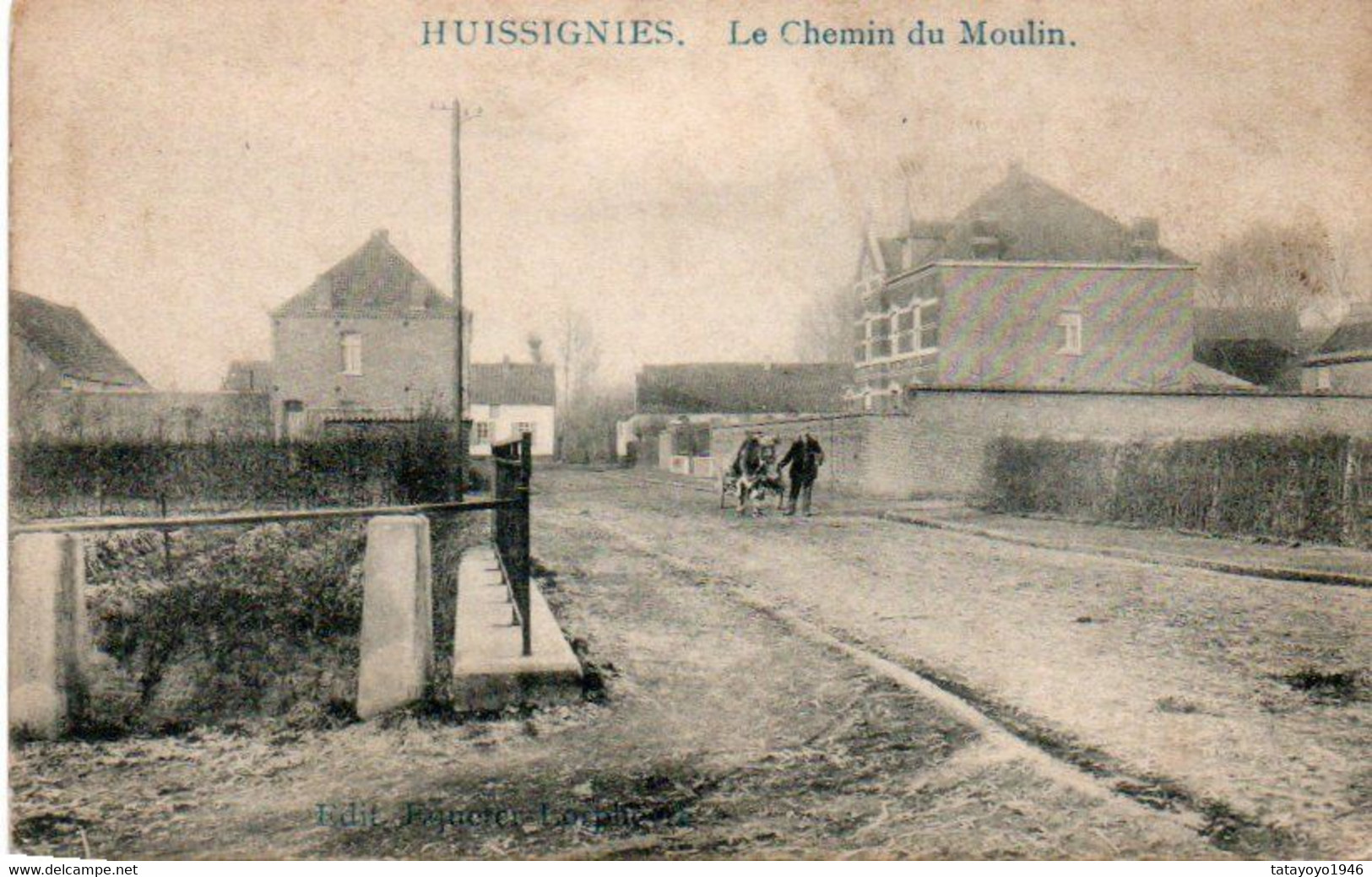 Huissignies  Le Chemin Du Moulinattelage N'a Pas Circulé - Chièvres